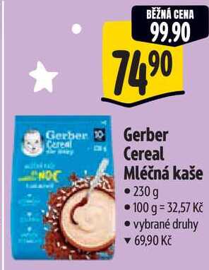 Gerber Cereal Mléčná kaše, 230 g