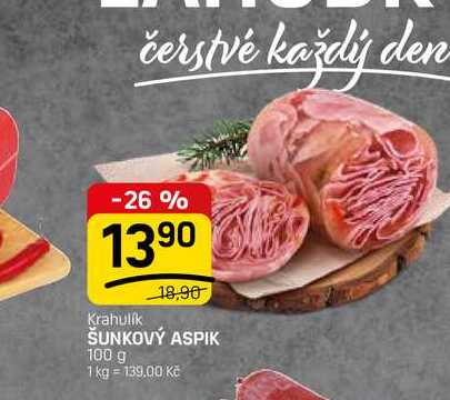 ŠUNKOVÝ ASPIK 100 g