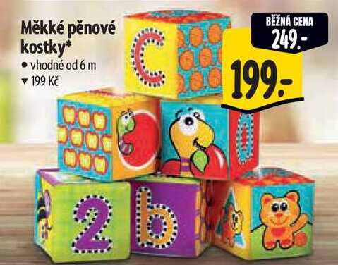 Měkké pěnové kostky