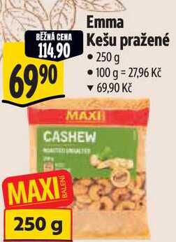 Emma Kešu pražené, 250 g 