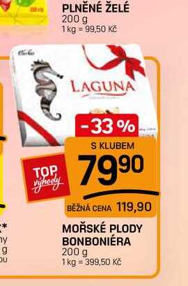 MOŘSKÉ PLODY BONBONIÉRA 200 g  