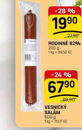 VESNICKÝ SALÁM 600 g