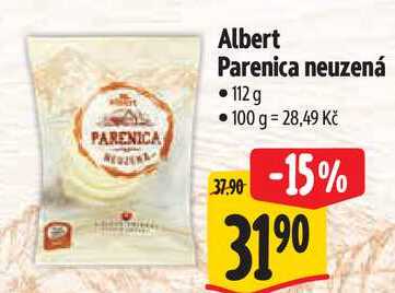 Albert Parenica neuzená, 112 g