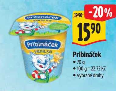 Pribináček, 70 g