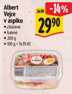 Albert Vejce v aspiku, 200 g