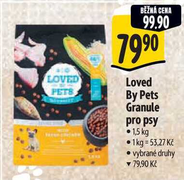 Loved By Pets Granule pro psy, 1,5 kg