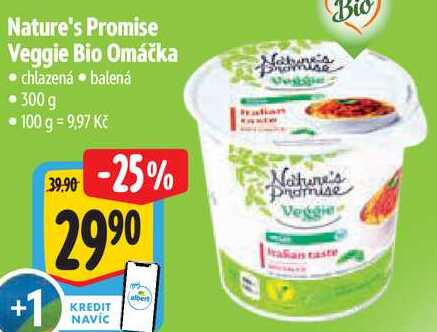 Nature's Promise Veggie Bio Omáčka, 300 g