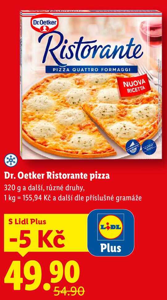 Dr. Oetker Ristorante pizza, 320 g a další