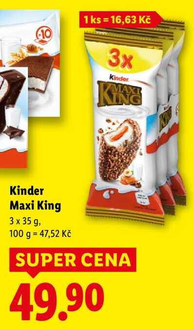 Kinder Maxi King, 3x 35 g