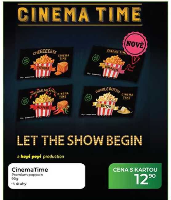 CinemaTime Premium popcorn 90g