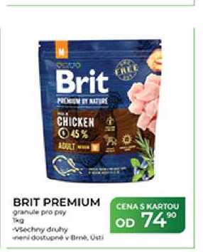 BRIT PREMIUM granule pro psy 1 kg