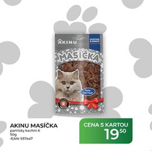 AKINU MASÍČKA pamlsky kachní K 50g 