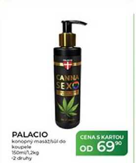 PALACIO konopný masáž/sůl do koupele 150ml