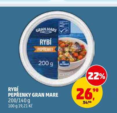 RYBÍ PEPŘENKY GRAN MARE, 200 g