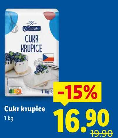 Cukr krupice, 1 kg 