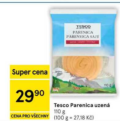 Tesco Parenica uzená, 110 g 