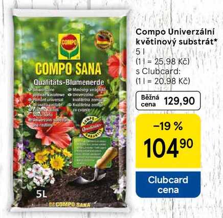 Compo Univerzální květinový substrát, 5 l