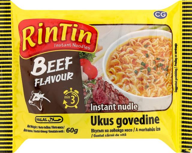 Rintin Instantní nudlová hovězí příchuť