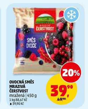 OVOCNÁ SMĚS MRAZIVÁ ČERSTVOST, 450 g