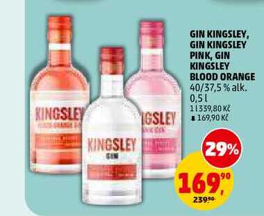 GIN KINGSLEY PINK, 0,5 l