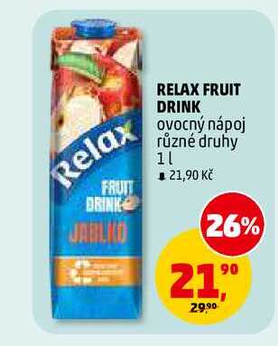 RELAX FRUIT DRINK, 1 l