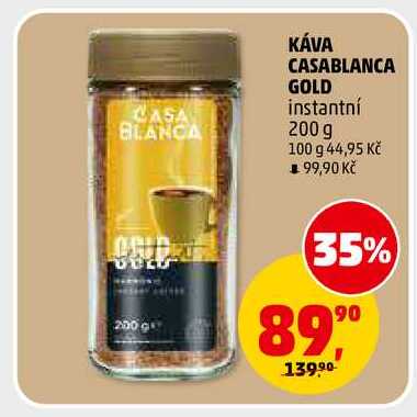 KÁVA CASABLANCA GOLD instantní, 200 g