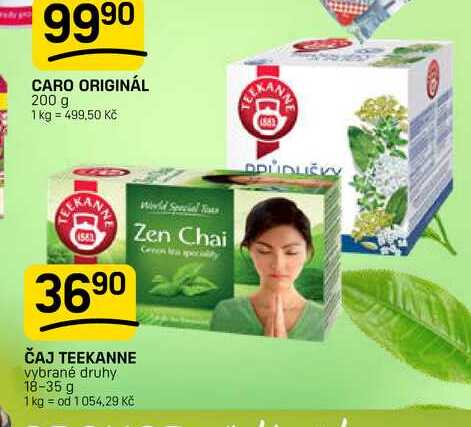 ČAJ TEEKANNE vybrané druhy 18-35 g 