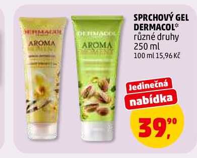 SPRCHOVÝ GEL DERMACOL, 250 ml