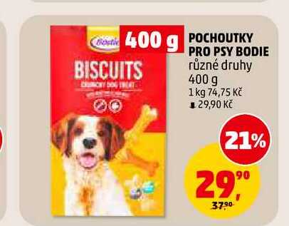 POCHOUTKY PRO PSY BODIE, 400 g 