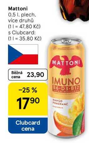 Mattoni, 0.5 1. plech. více druhů 