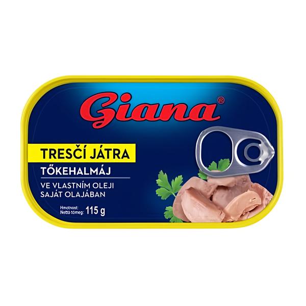 Giana Tresčí játra v oleji