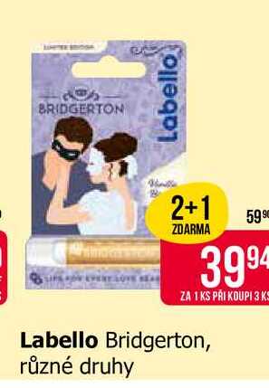 Labello Bridgerton, různé druhy 