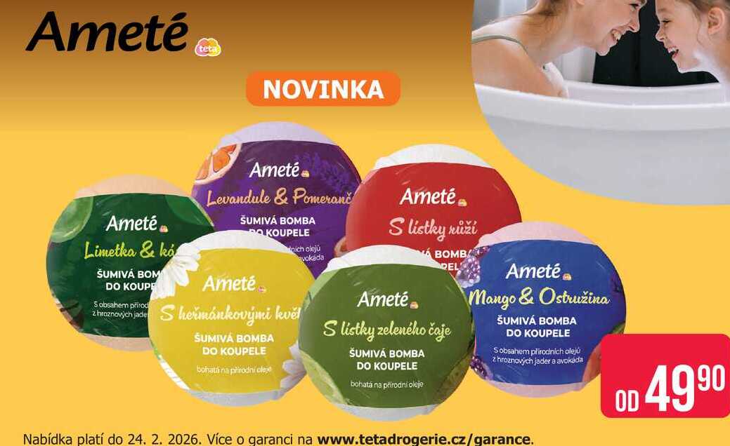 Ameté ŠUMIVÁ BOMBA DO KOUPELE 