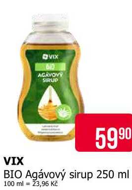 VIX BIO Agávový sirup 250 ml 