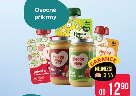 Happy Mimi Ovocné příkrmy 