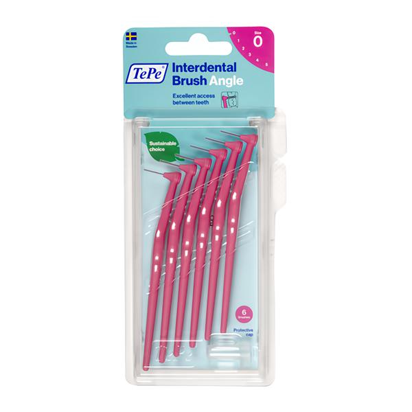 TePe Angle Mezizubní kartáčky 0.4 mm růžové