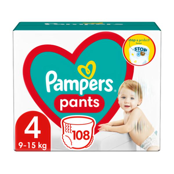 Pampers Pants Plenkové kalhotky vel. 4 (9-15kg)