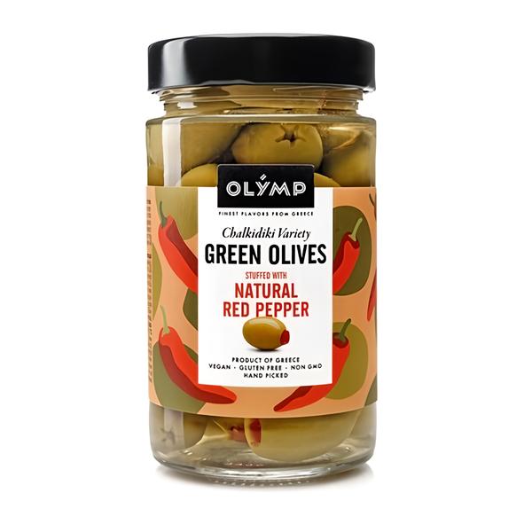 Olymp Zelené olivy s papričkou