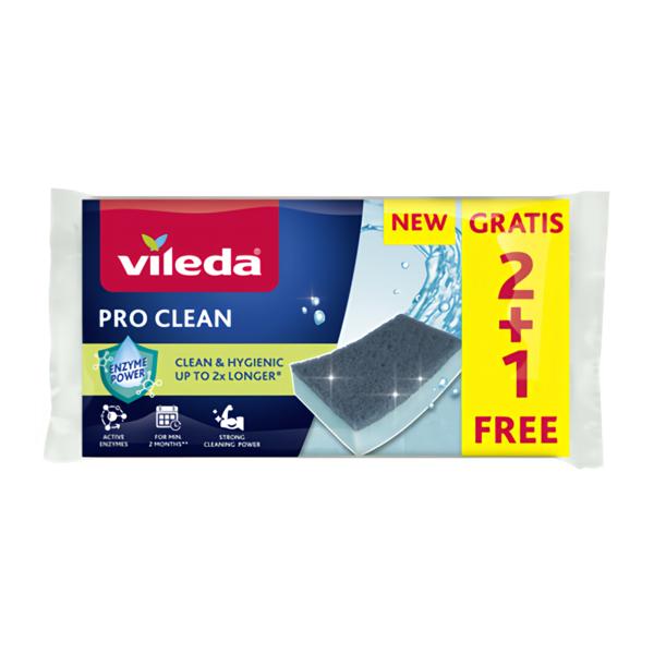 Vileda Pro Clean houbička 2+1ks