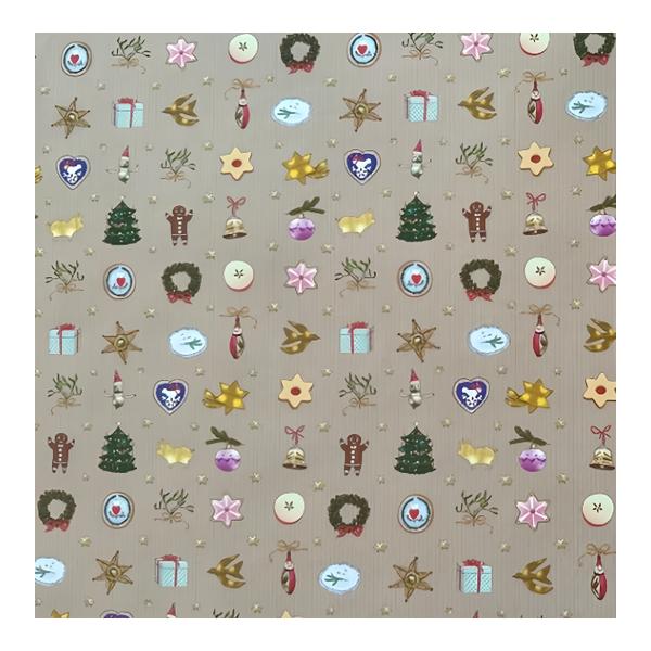 Be Nice EKO vánoční balicí papír Vánoční pohádka - velký, 3 archy 68 x 98 cm