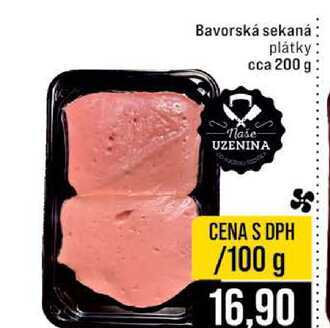 Bavorská sekaná plátky cca 200 g 100g