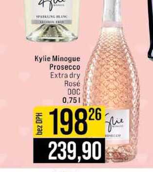 Kylie Minogue Prosecco Extra dry Rosé DOC 0,75l