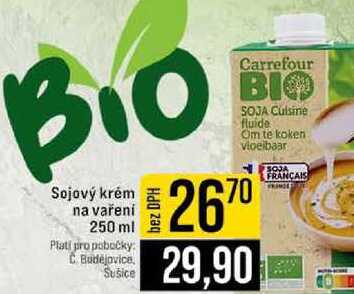 Sojový krém na vaření 250 ml