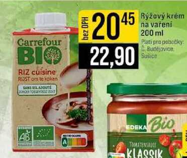 Rýžavý krém na vaření 200 ml