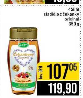 4Slim sladidlo z čekanky original 350 g
