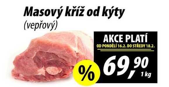 Masový kříž od kýty, 1 kg