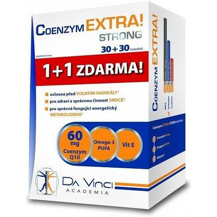Coenzym EXTRA! Strong 60mg DaVinci 30+30 tobolek