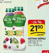 ACTIVIA NÁPOJ vybrané druhy 270-280g