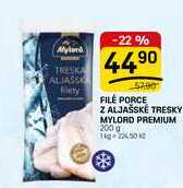 FILÉ PORCE Z ALJAŠSKÉ TRESKY MYLORD PREMIUM 200 g 