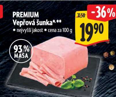 PREMIUM Vepřová šunka 100 g